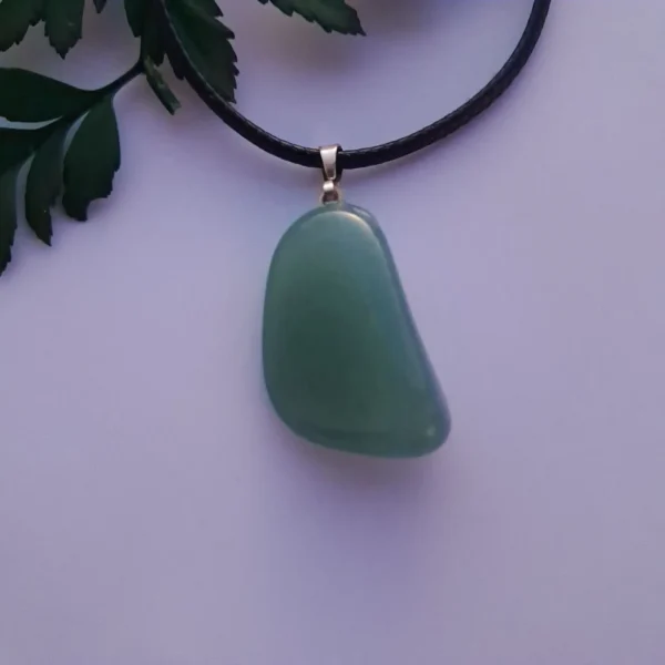 Pendentif pierre roulée en Aventurine verte – Image 3