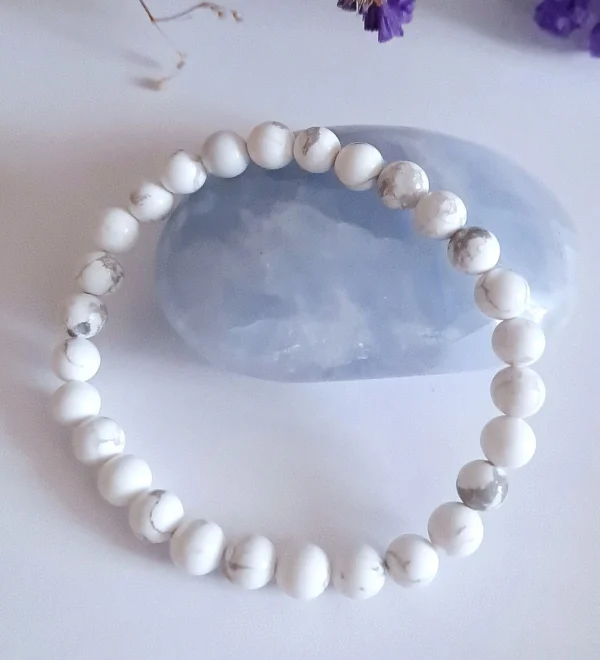 Bracelet en Howlite A – Image 2