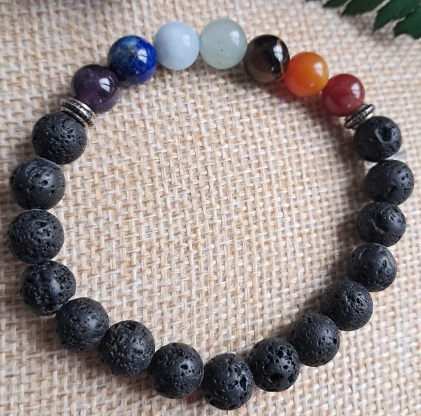 bracelet 7 chakras, 8mm – Image 2