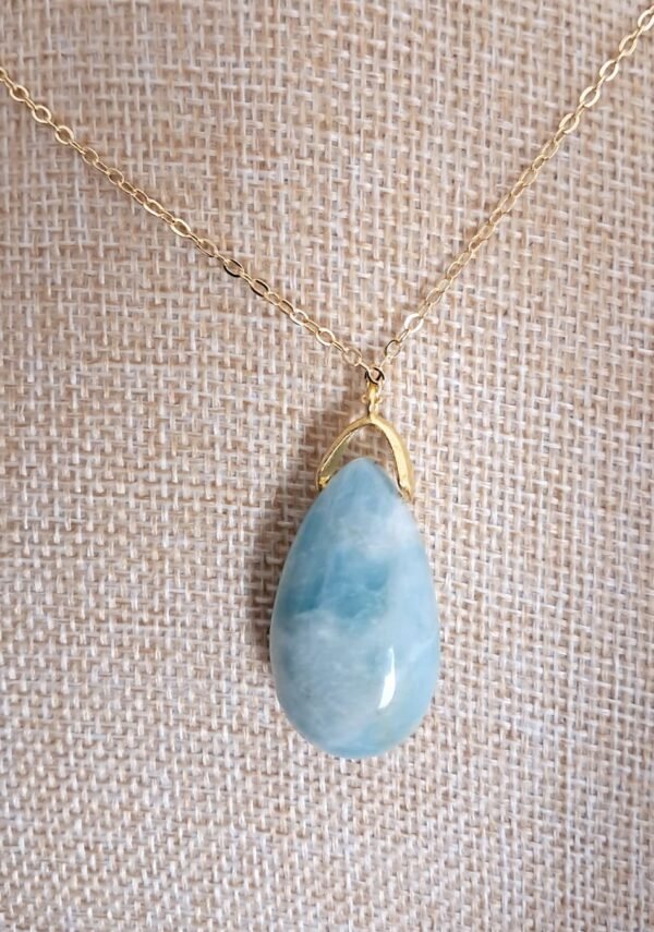 pendentif en pierre amazonite