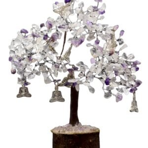 Arbre du Bonheur Cristal&Améthyste, symbole Yoga 300pcs