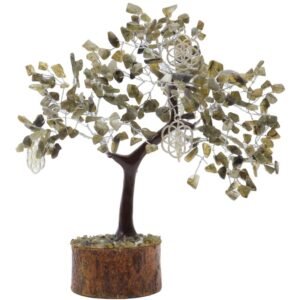 Arbre du Bonheur Labradorite et graine de Vie 300pcs