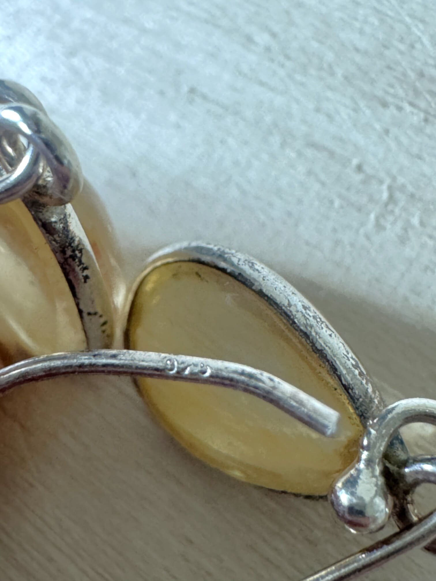 Boucles D'oreilles en Argent Citrine – Image 4